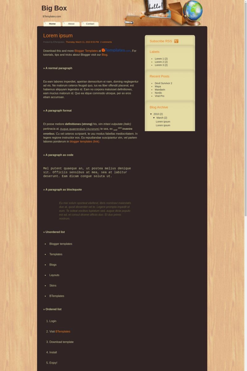 Live demo