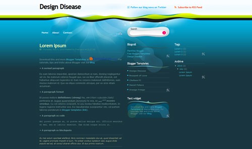 design-disease-blogger-template design-disease-blogger-template