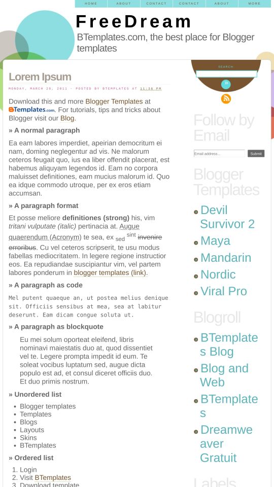 Captura de pantalla móvil