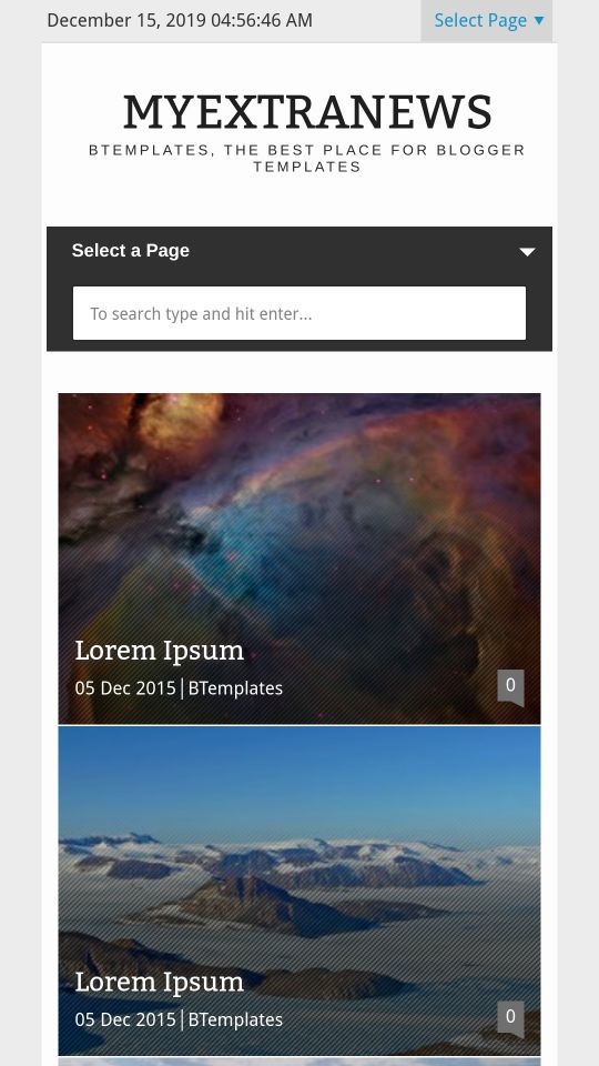 Tangkapan layar mobile