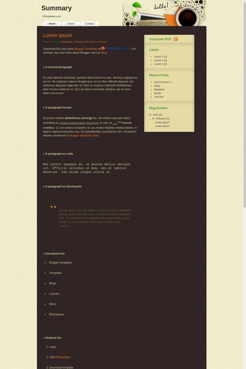 Live demo